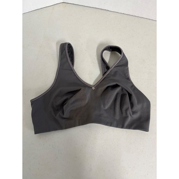 Breezies Other - Breezies Womens Wireless Unlined Bra Charcoal Gray Full Coverage Size L